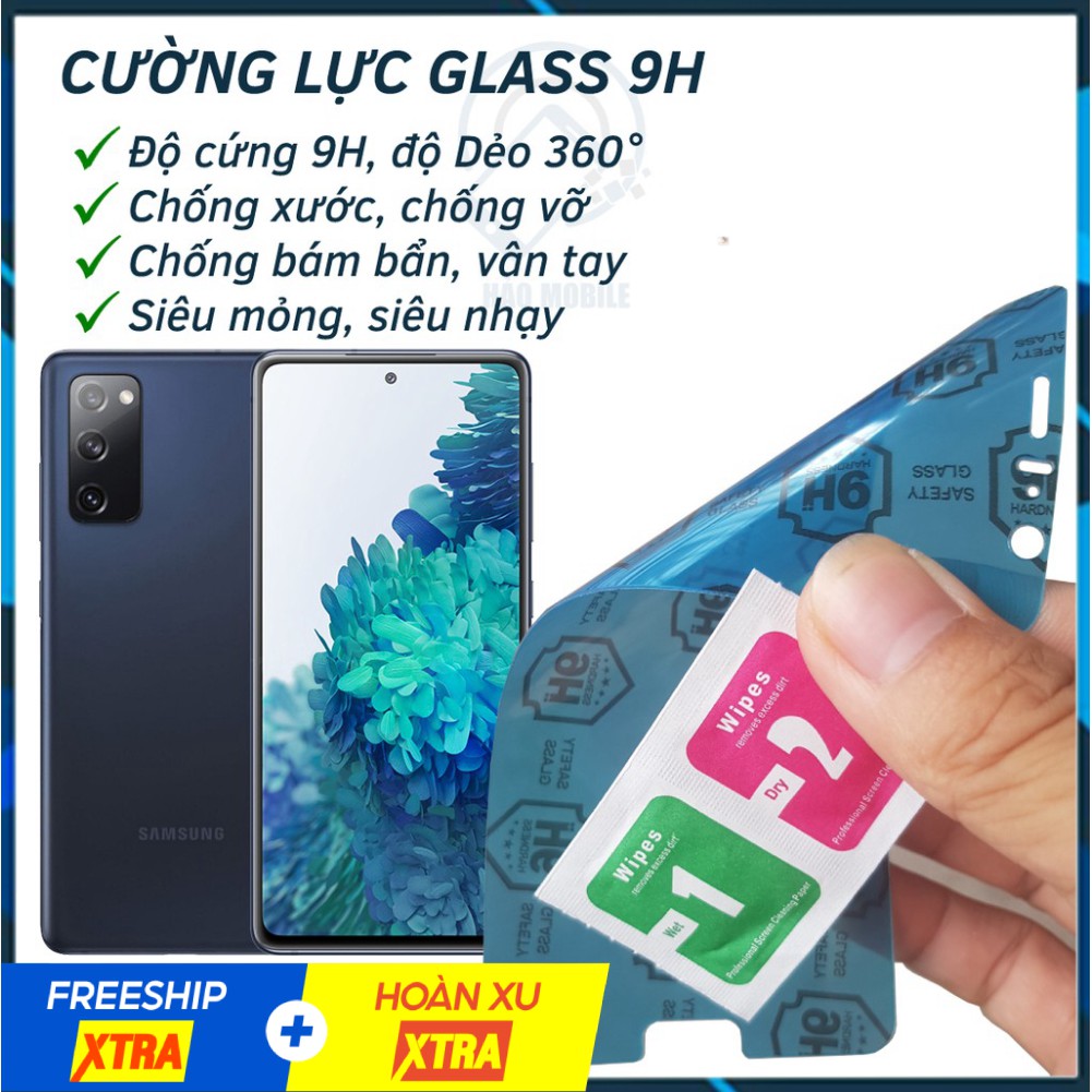 Dán cường lực dẻo nano Samsung S20 FE - chất lượng cao