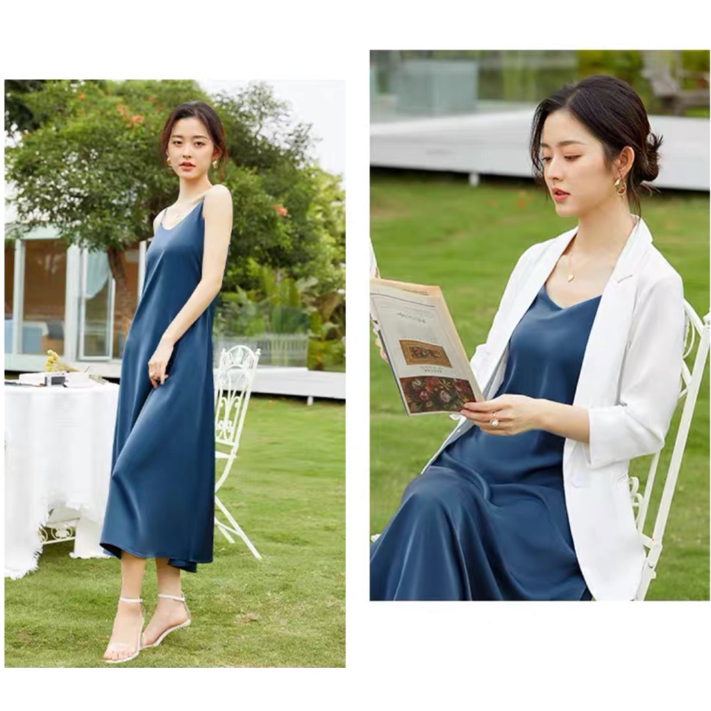 Váy 2 dây lụa sexy 1734