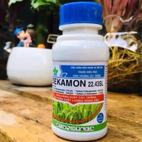 Phân bón lá dekamon 22.43sl chai 100ml, phân bón lá kích thích sinh trưởng