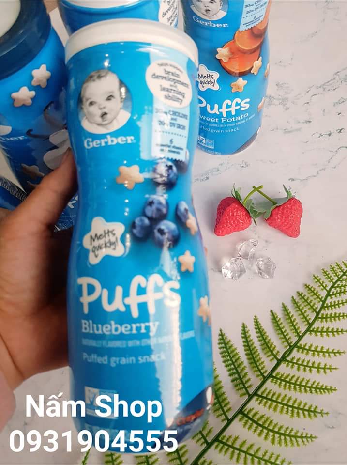 Bánh ăn dặm hình sao Gerber Mỹ