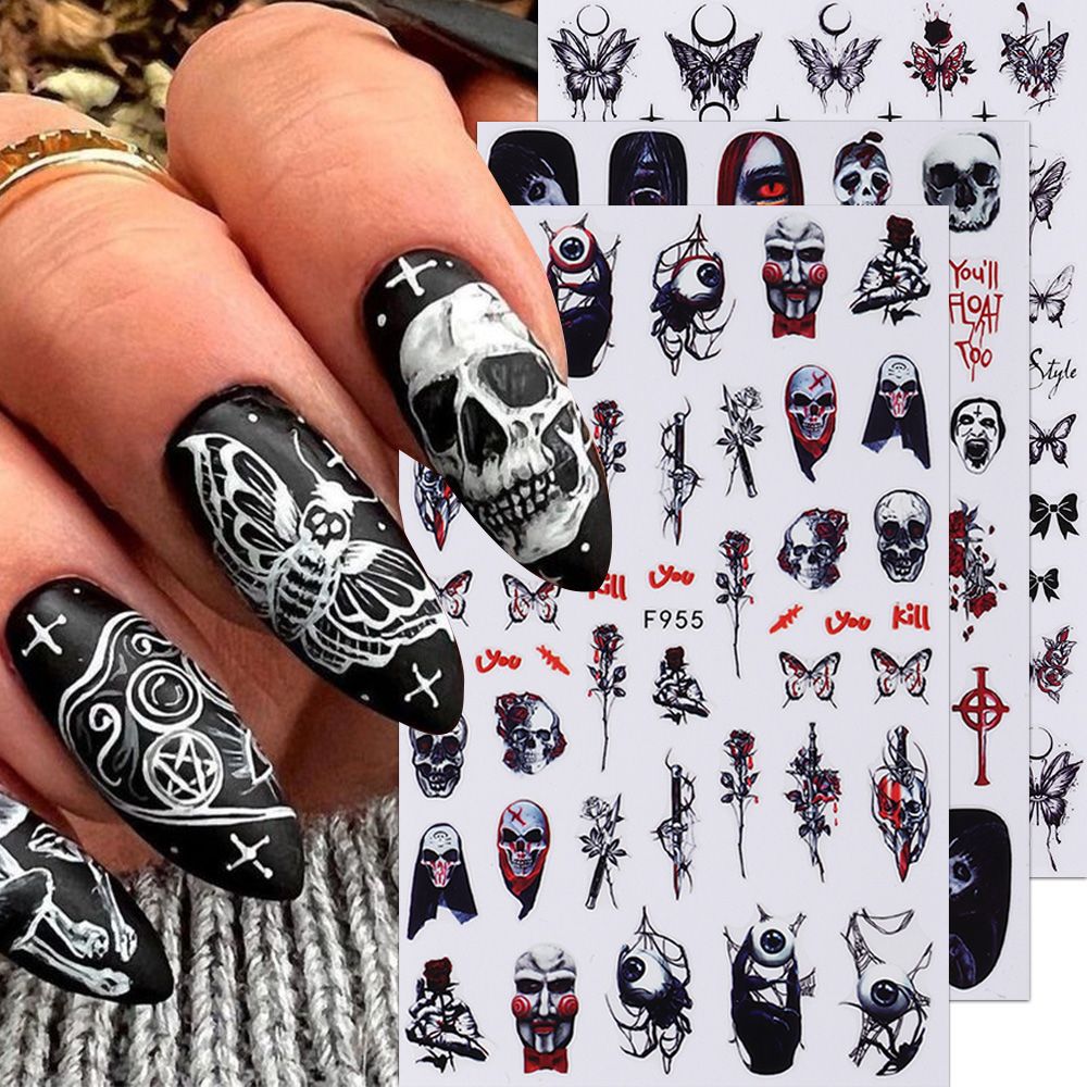 Sticker 3D | Halloween Valak 2023 | Trang Trí Móng Tay
