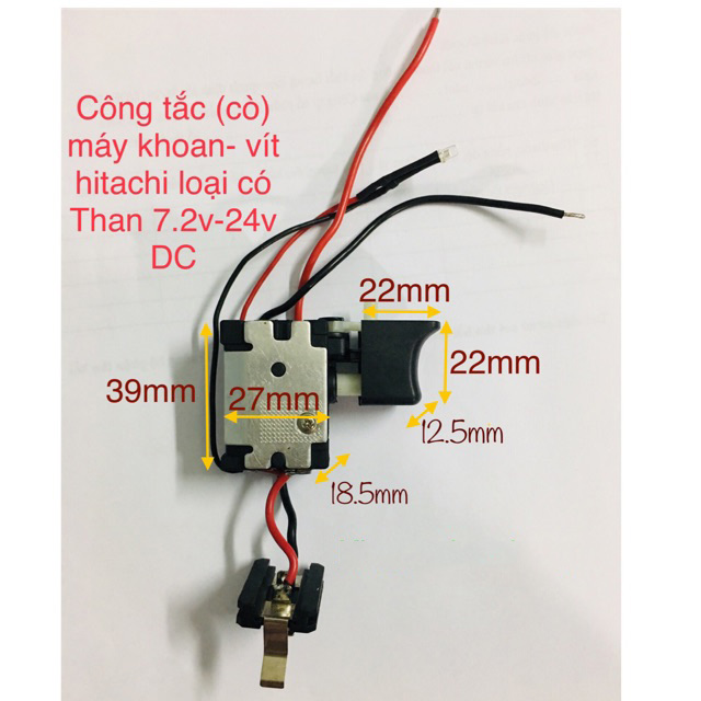 Công tắc máy bắt vít hitachi