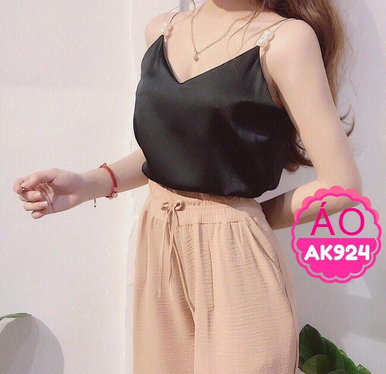 Áo lụa 2 dây so hot