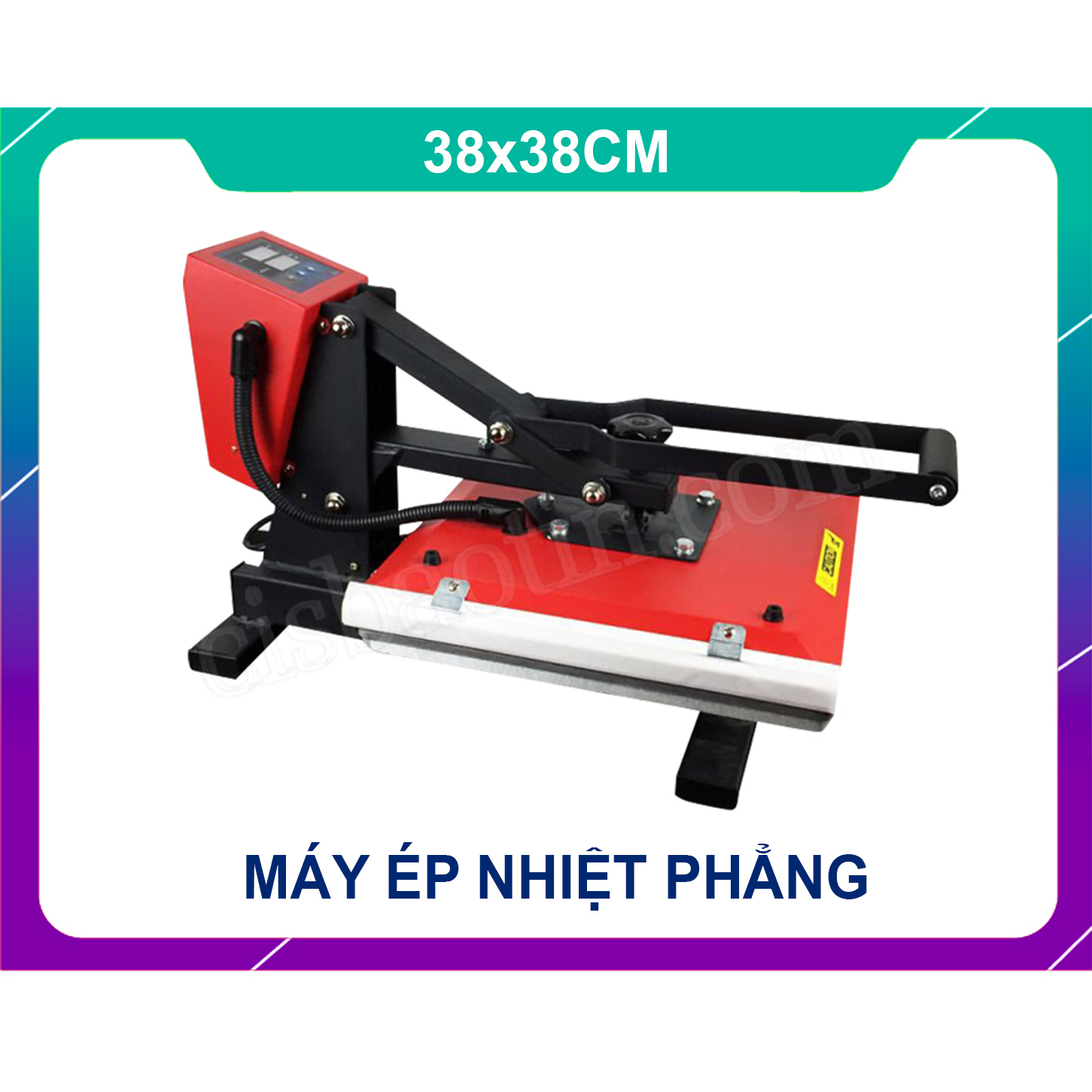 [HCM]MÁY ÉP NHIỆT PHẲNG 38x38cm