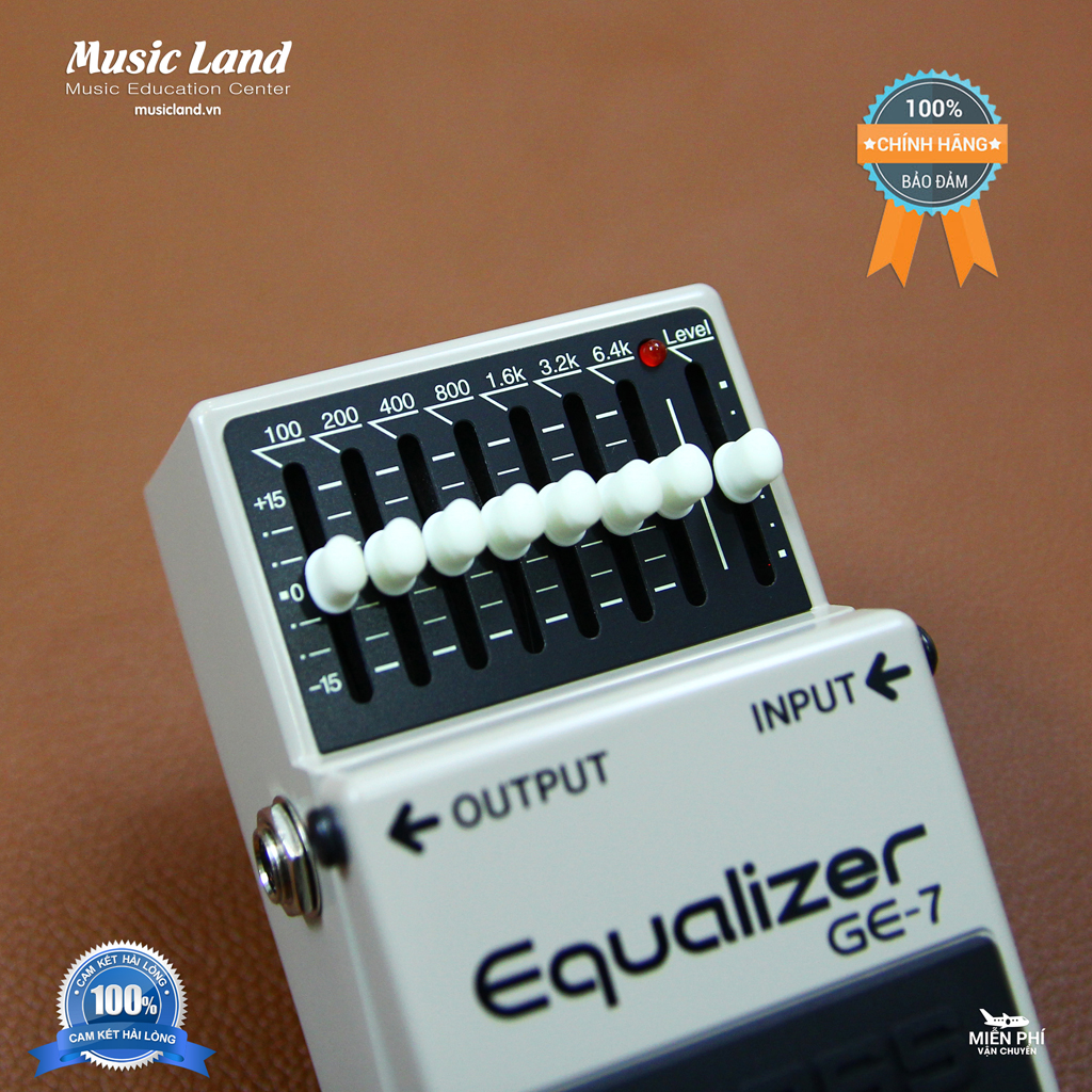 Phơ Guitar Điện Boss Equalizer  GE7 – Chính hãng