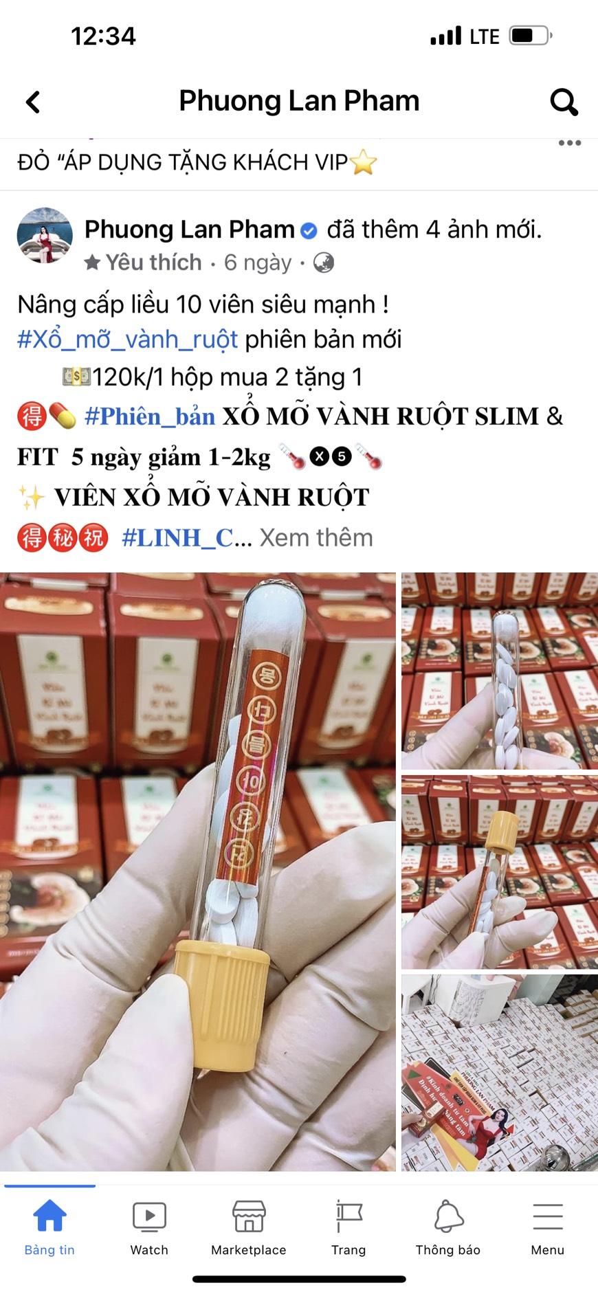 Viên Xổ Mỡ Vành Ruột – linh chi đỏ