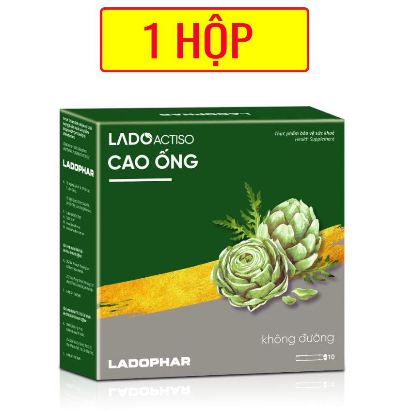 Cao uống Atiso Ladophar hộp 10 tuýp - Actiso Maximas