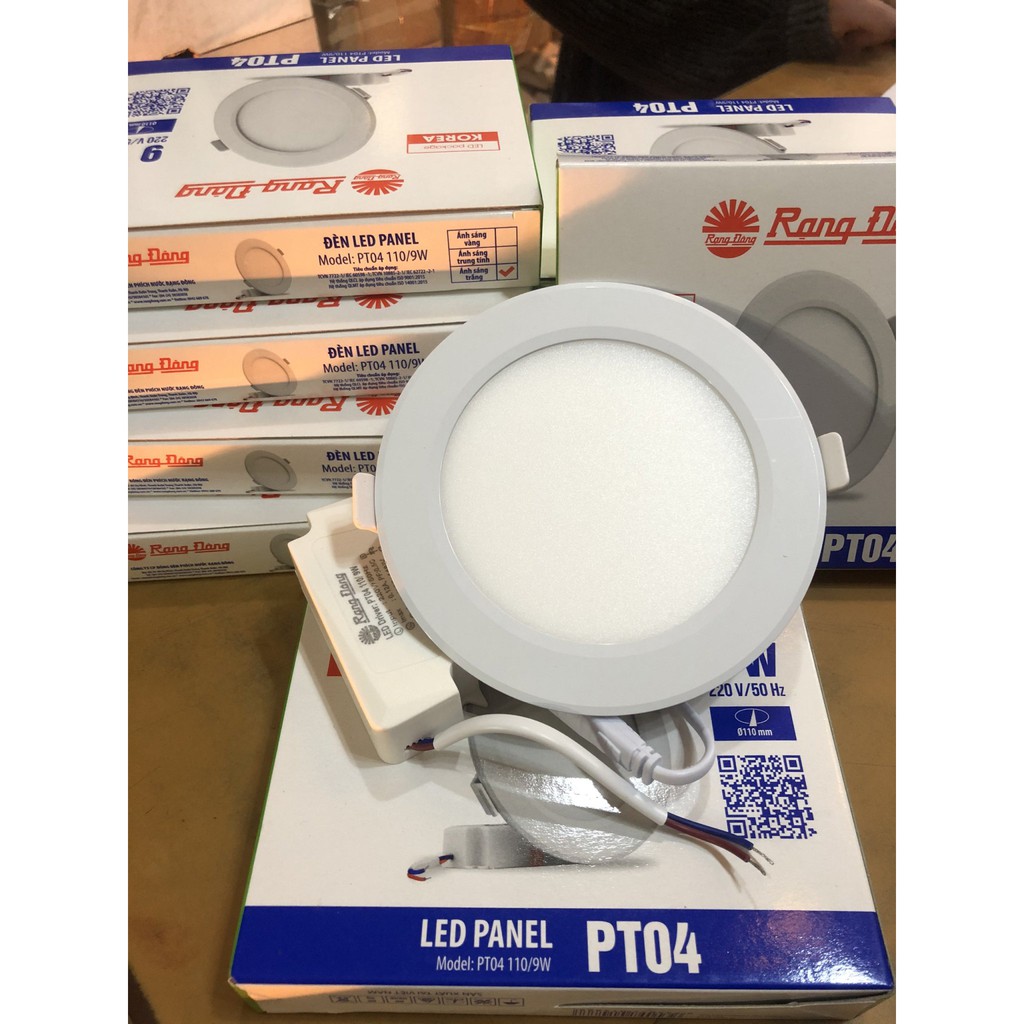 Đèn led âm trần mỏng 110/9w rạng đông