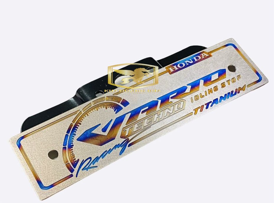 Bảng tên TITANIUM 3D dành cho VARIO (100% TITAN)