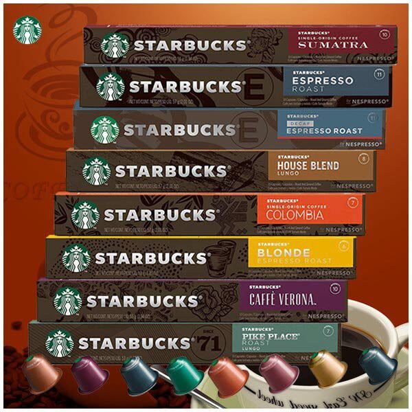 Starbucks® by Nespresso® - 10 Capsules, DATE 12/2024-09/2025