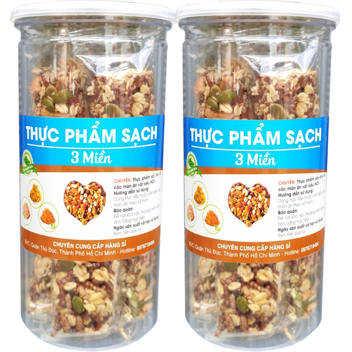 250g Thanh Cơm Gạo Lức Ngũ Cốc Siêu Hạt Hiệu TPS