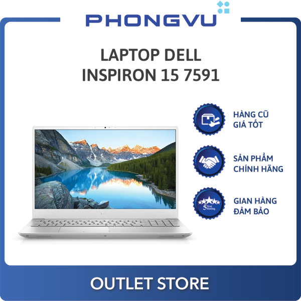 Laptop Dell Inspiron 7591 (7591-N5I5591W) (i5-9300H) (Bạc) - Laptop cũ