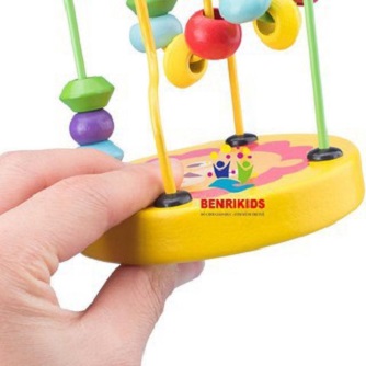 Mê cung luồn hạt - đồ chơi gỗ an toàn cho bé