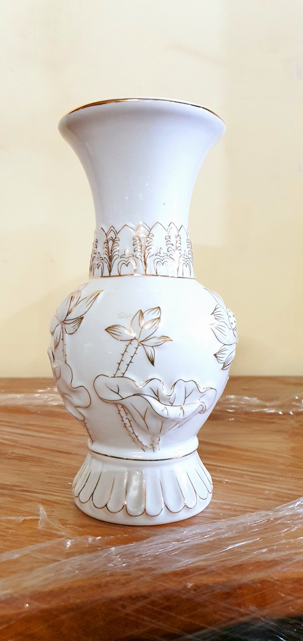 Bình bông bạch ngọc cao 30cm