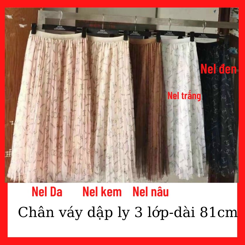 CHÂN VÁY VON XẾP LY . NGOCLAN SHOP