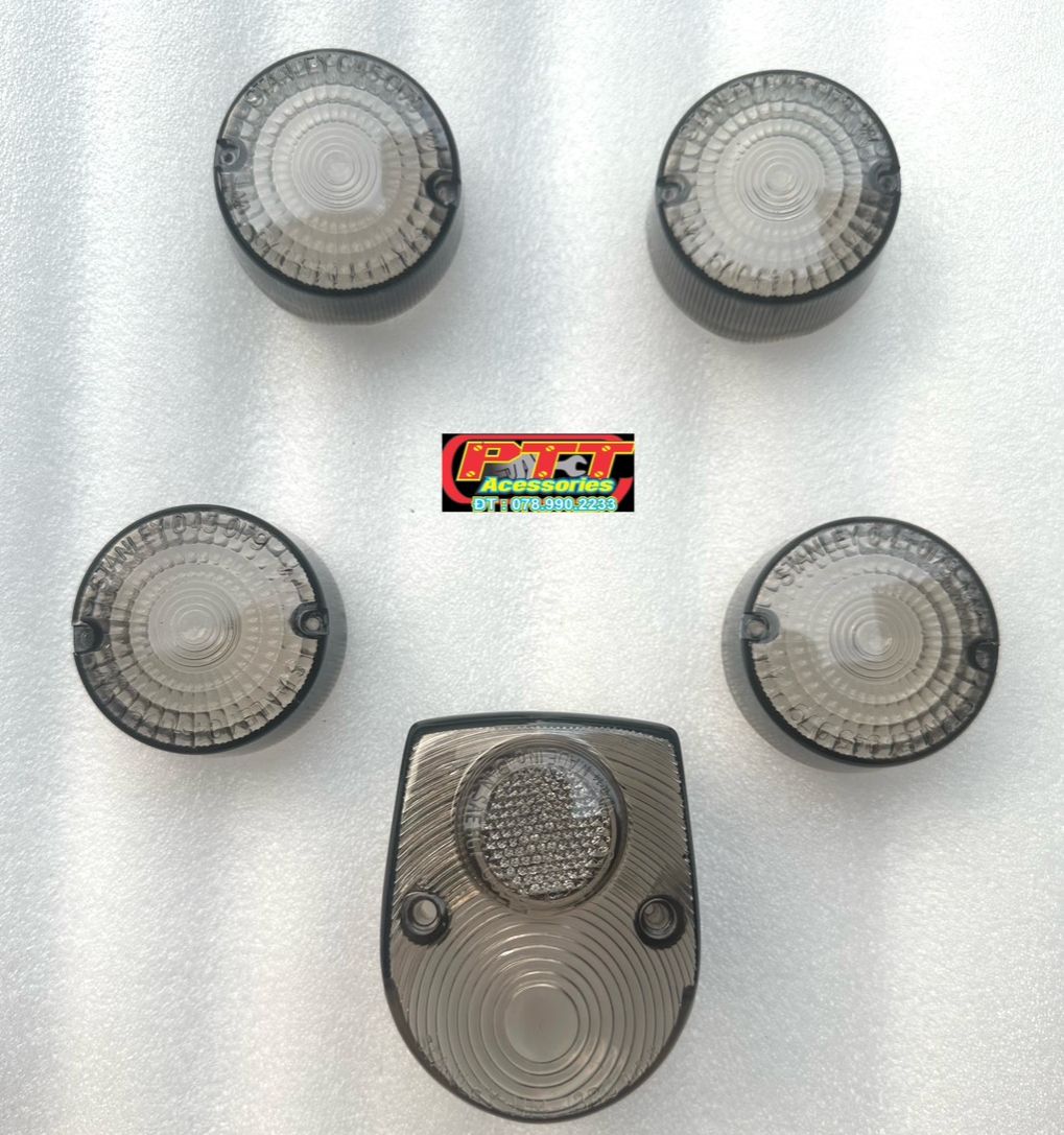 Bộ chụp xi nhan + đèn hậu xe cub 81 khói