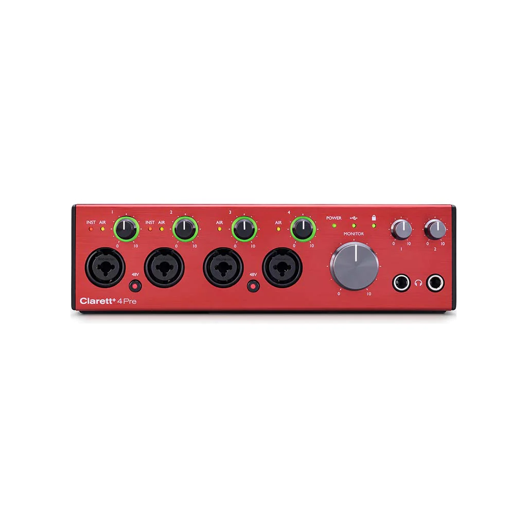 Focusrite Clarett+ 4Pre USB-C Audio Interface