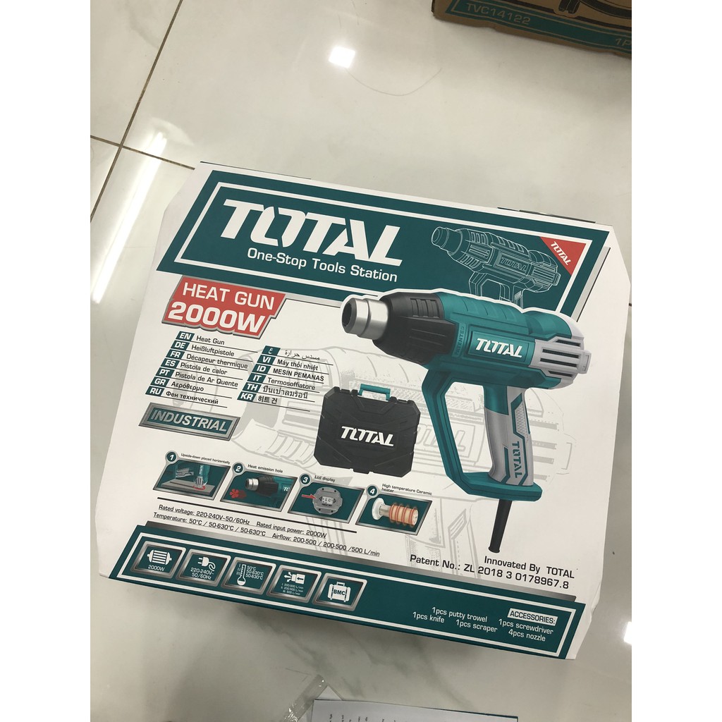 2000W Máy thổi hơi nóng Total TB20062