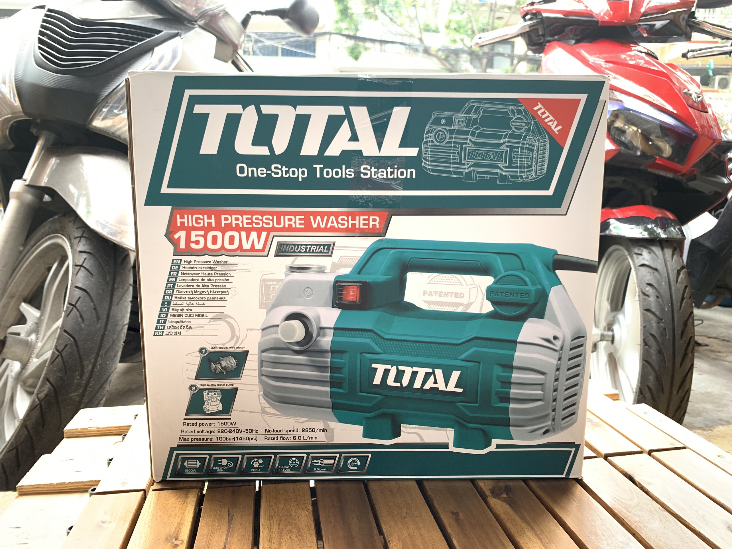 [HCM]Máy Rửa Xe Total Tgt11236