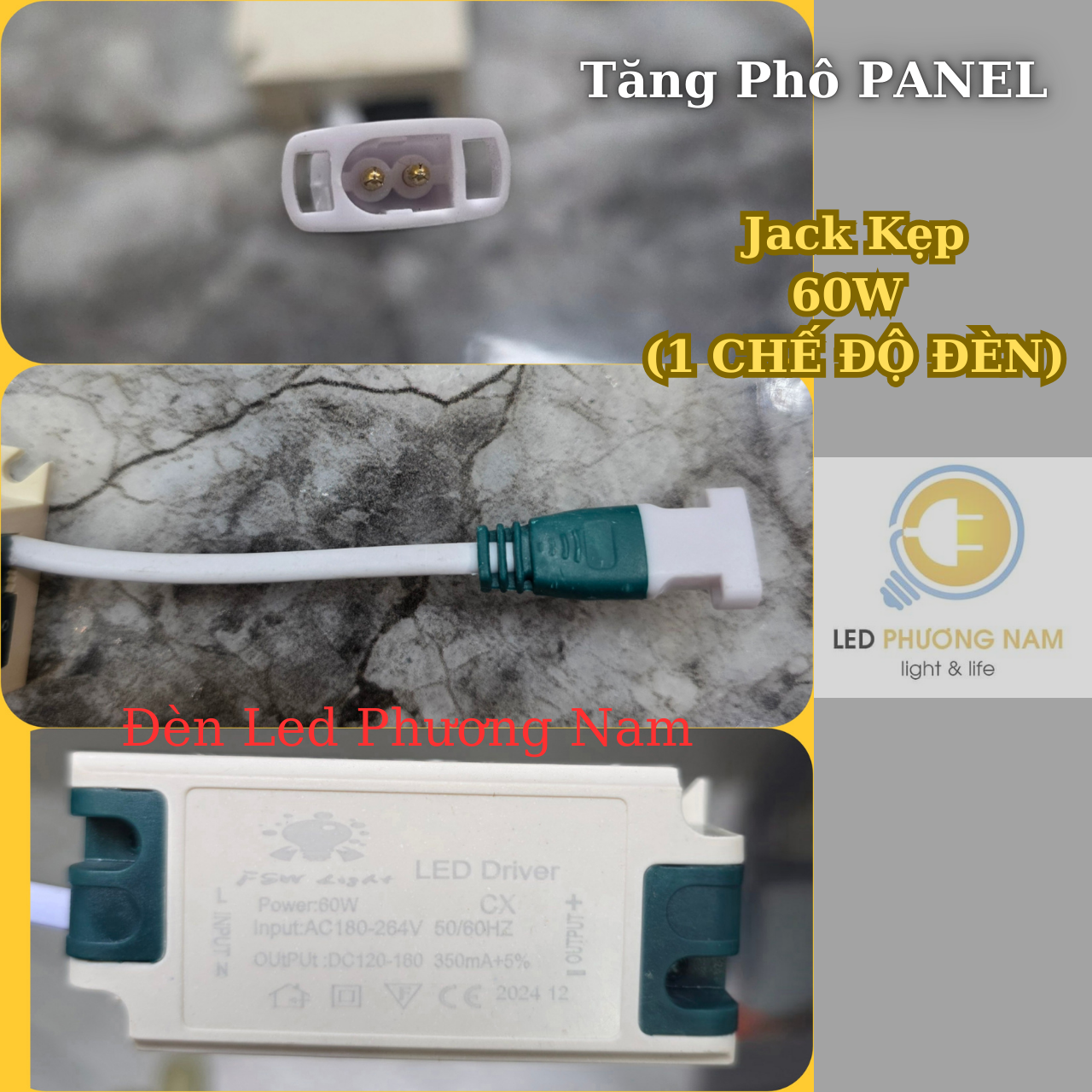 Tăng Phô Đèn Âm Trần PANEL 600x600 48w/54w