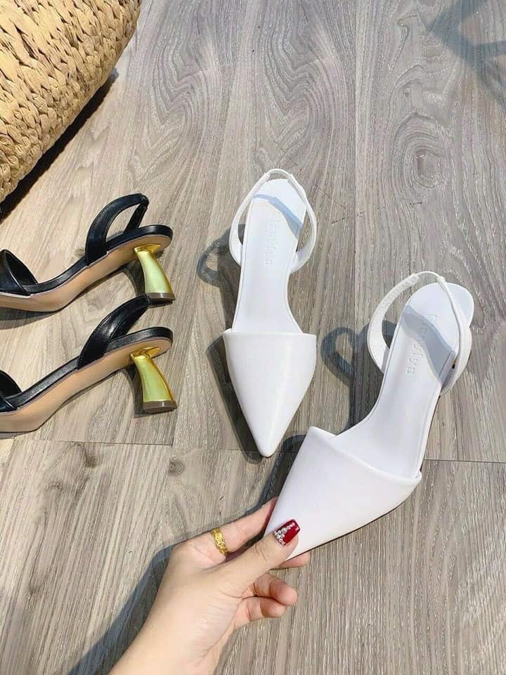 GIÀY CAO GÓT BỊT MŨI THỜI TRANG NỮ XINH( ẢNH THẬT)