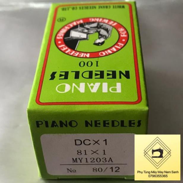 Combo 5 Vỉ Kim Máy Vắt Sổ Công Nghiệp,KimDC.