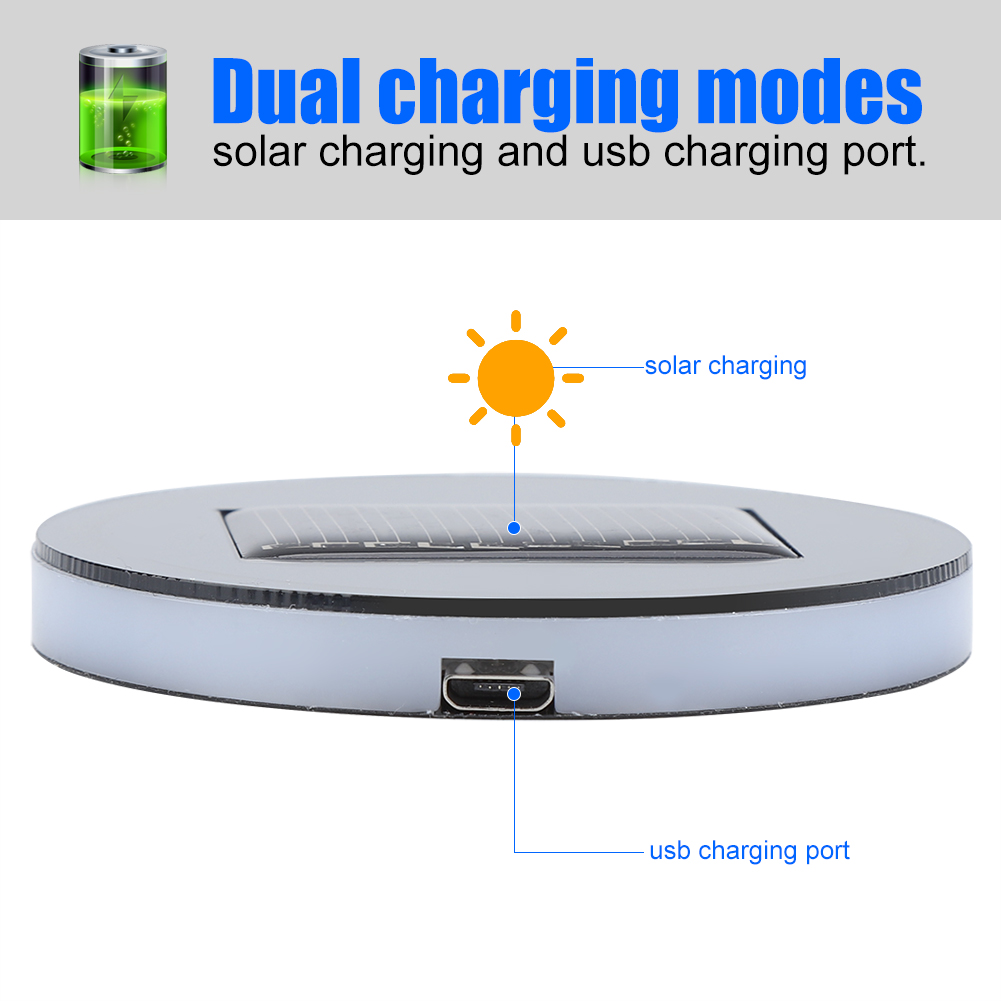 2 chiếc đèn led năng lượng mặt trời giá đỡ cốc rgb 7 màu đèn usb ô tô dưới đáy chai