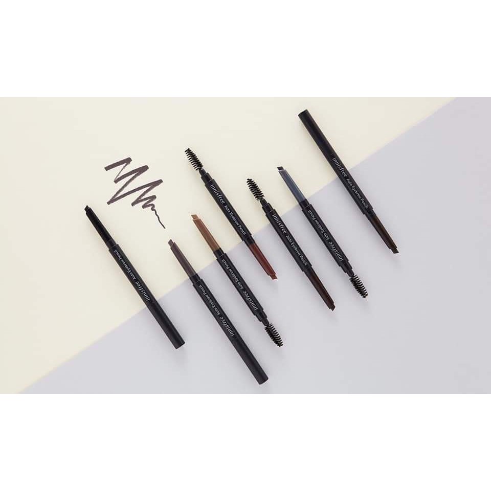 Chì Kẻ Chân Mày 2 Đầu Auto Eyebrow Pencil Innisfree
