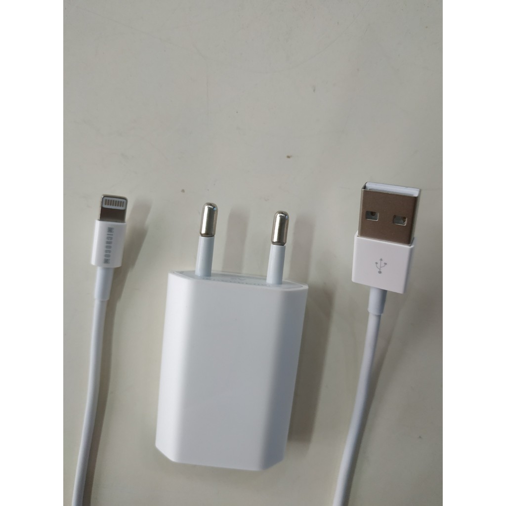 Bộ củ + cáp sạc Iphone chính hãng Microcom A2-CL - Bộ sạc nhanh Lightning