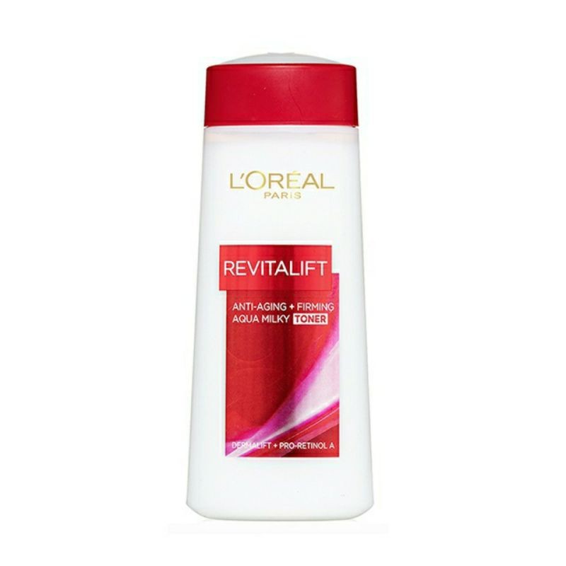 Nước hoa hồng săn chắc da và giảm nếp nhăn LOreal Paris Revitalift Aqua Milky 200ml, sản phẩm tốt, chất lượng cao, cam kết sản phẩm nhận được như hình và mô tả