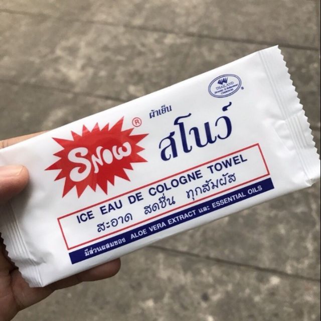 Khăn lạnh Thái Lan Snow 100 cái