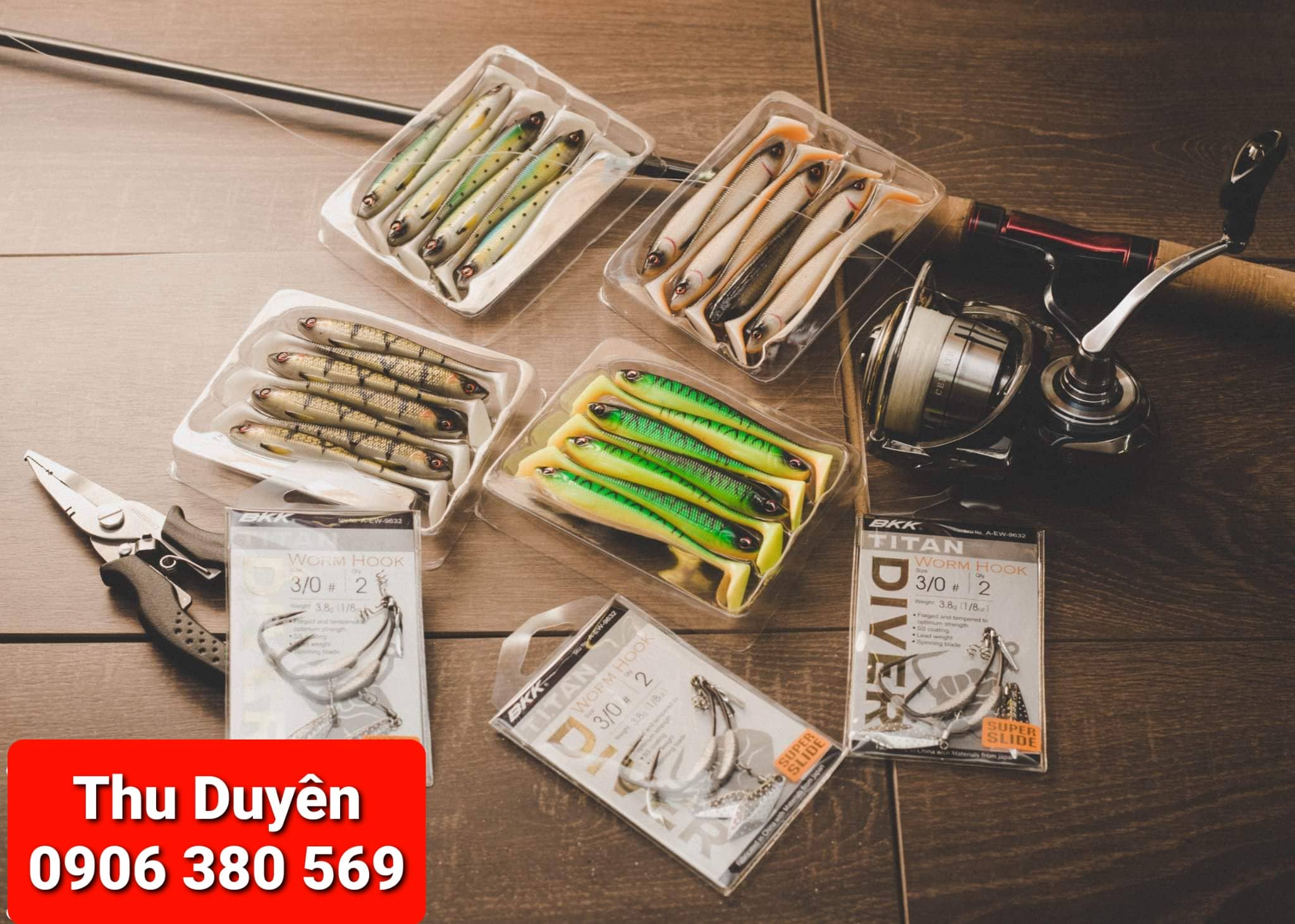 Combo Lưỡi thìa Titan BKK + Body mồi mềm NFF 9cm