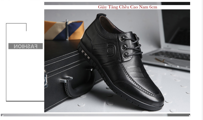 GIÀY TĂNG CHIỀU CAO NAM 6CM TT212