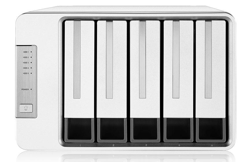 Bộ lưu trữ DAS TerraMaster D5-300C RAID 2+3, USB Type-C, 5 khay ổ cứng RAID