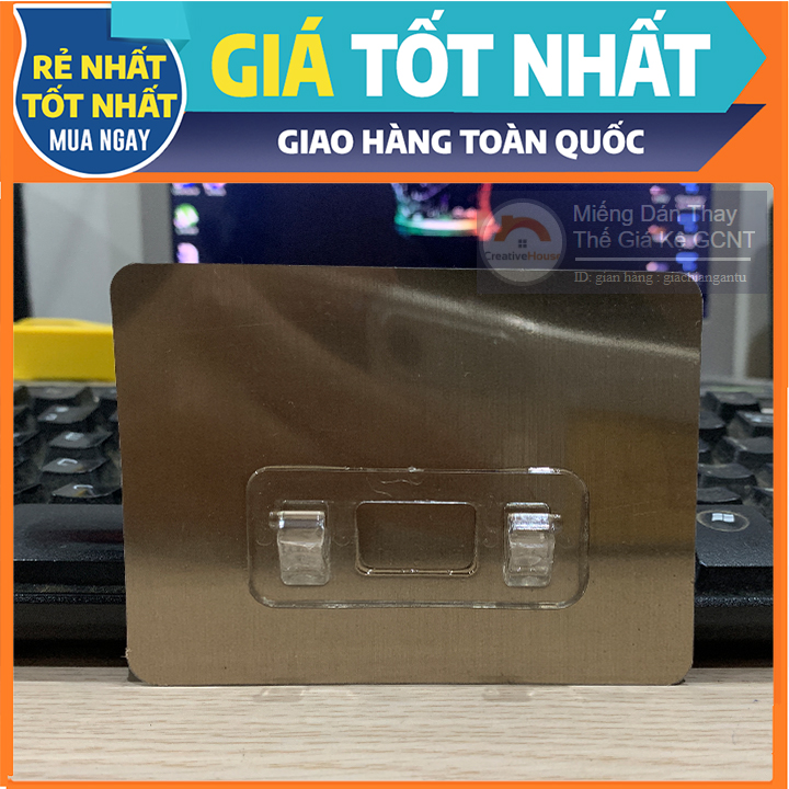Bộ 2 miếng dán Gài ĐƠN 2 MÓC (10x7.5cm) thay thế - mua dự phòng