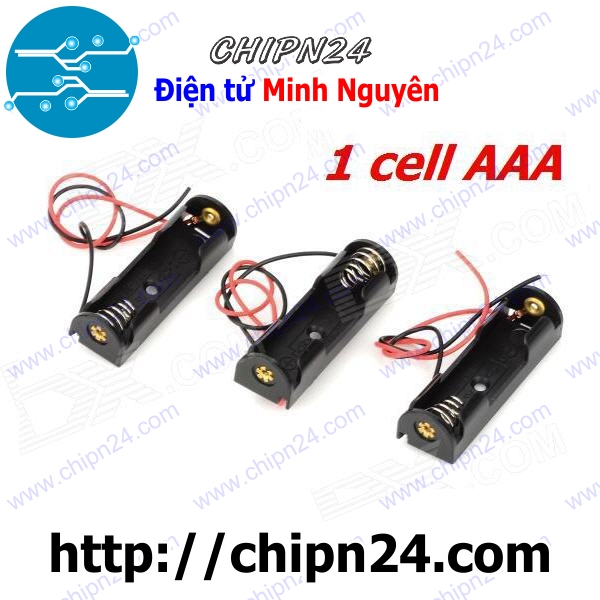 Hộp đế pin 1 viên aaa