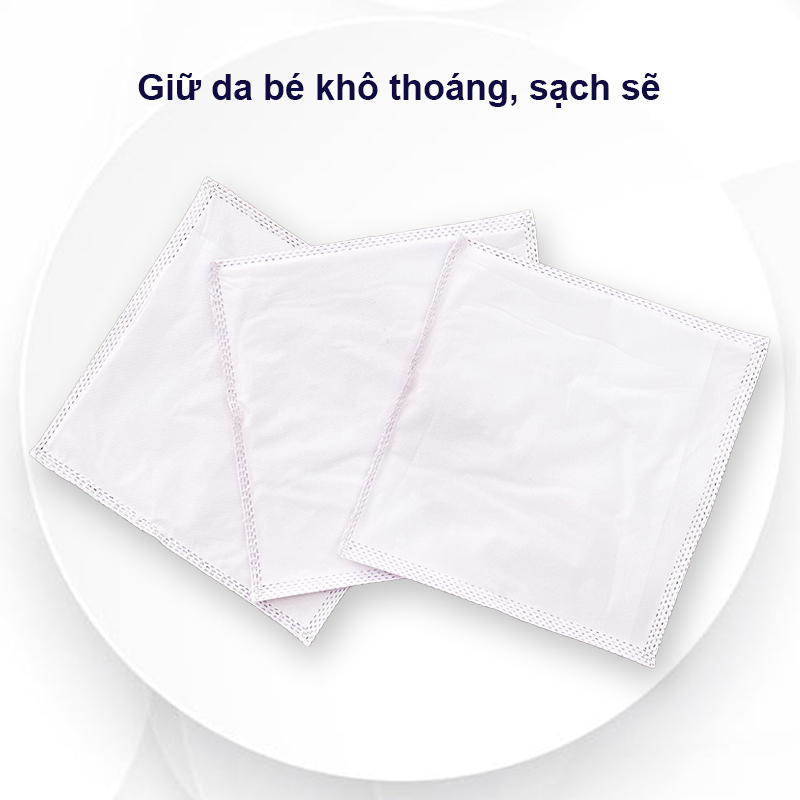 Tấm lót sơ sinh Hiên Trang chính hãng Baby-S Miếng lót phân su cho bé kèm tem 7 màu (bịch 20 miếng) – SSS029