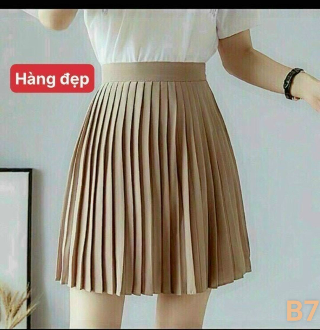 Chân váy nữ tennis emix , xếp ly xòe , ulzzang , dáng ngắn, có lót trong không lộ, vải tuyết mưa, mềm nhẹ cv301 chân váy nữ tennis emix , xếp ly xòe lt