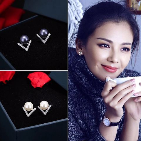 [HCM]Bông tai hạt châu xi bạc 925