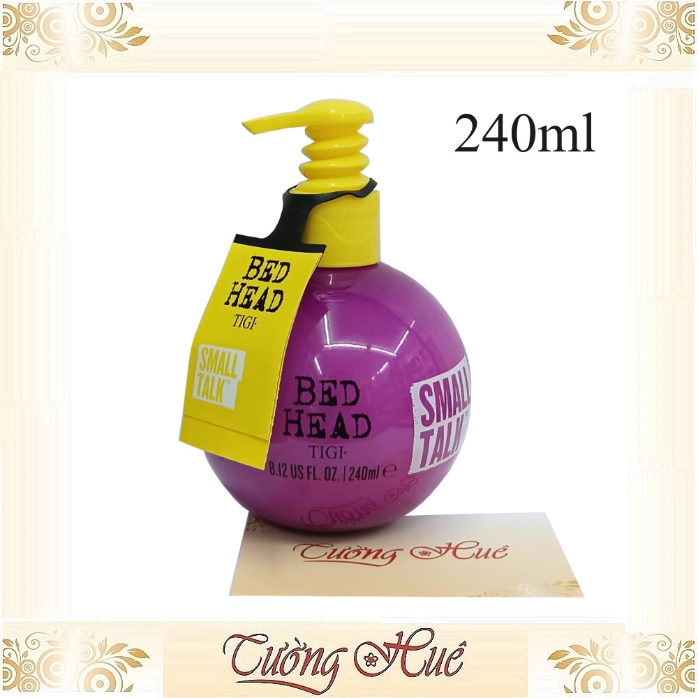 Kem dưỡng và tạo kiểu tóc tigi bed head small talk cho tóc dày & khỏe - 240ml.