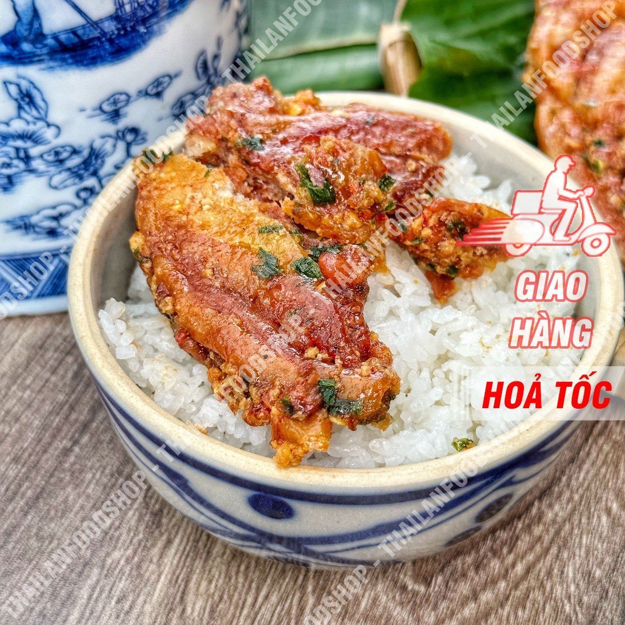 Bánh Tóp Mỡ Mắm Hành Túi 300gram