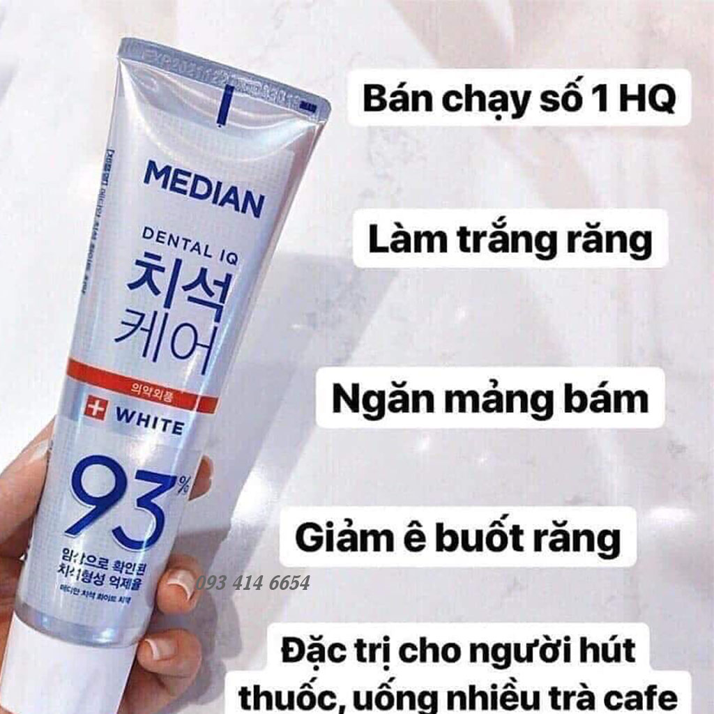 Kem Đánh Trắng Răng Demian 93% Tooth-Paste 120gr MÀU TRẮNG