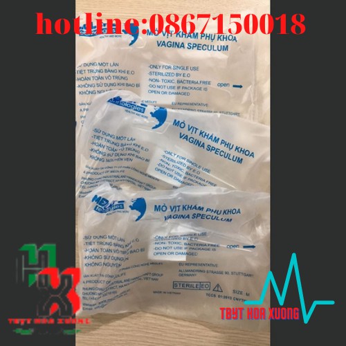 MỎ VỊT NHỰA KHÁM PHỤ KHOA TÚI 1 CÁI