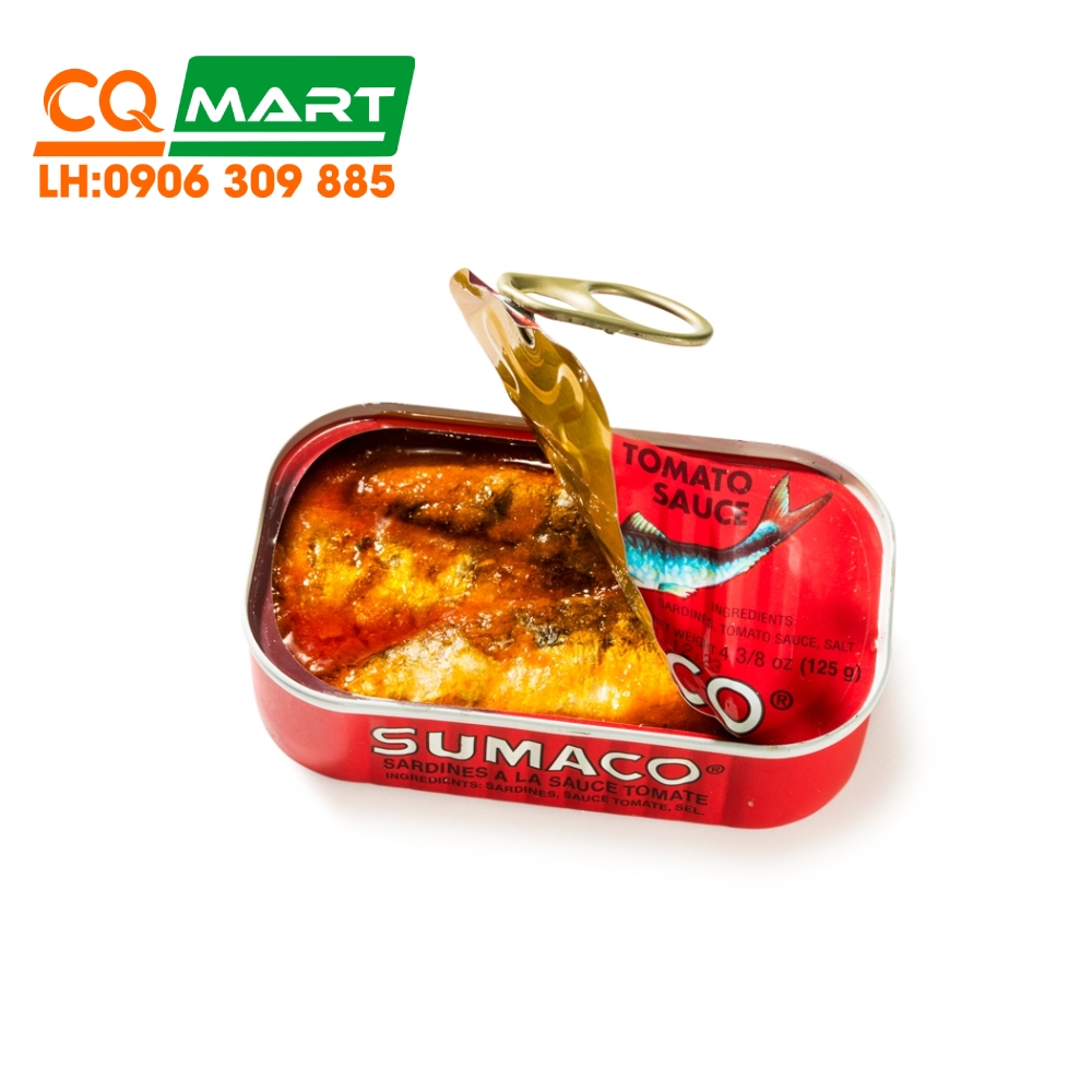 Cá Mòi Sốt Cà Chua Hiệu Sumaco Thái Lan Hộp 125gram