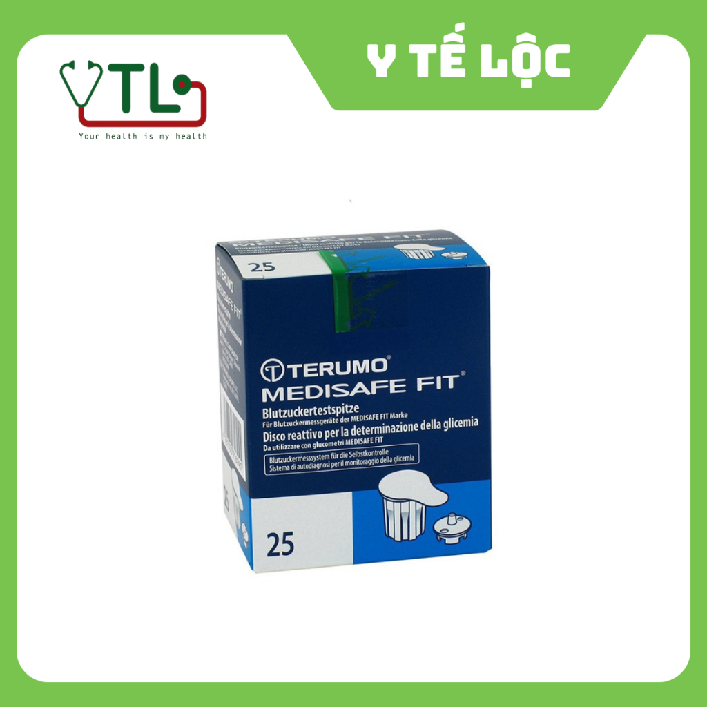 QUE THỬ ĐƯỜNG HUYẾT TERUMO MEDISAFE FIT [HỘP 30 QUE]