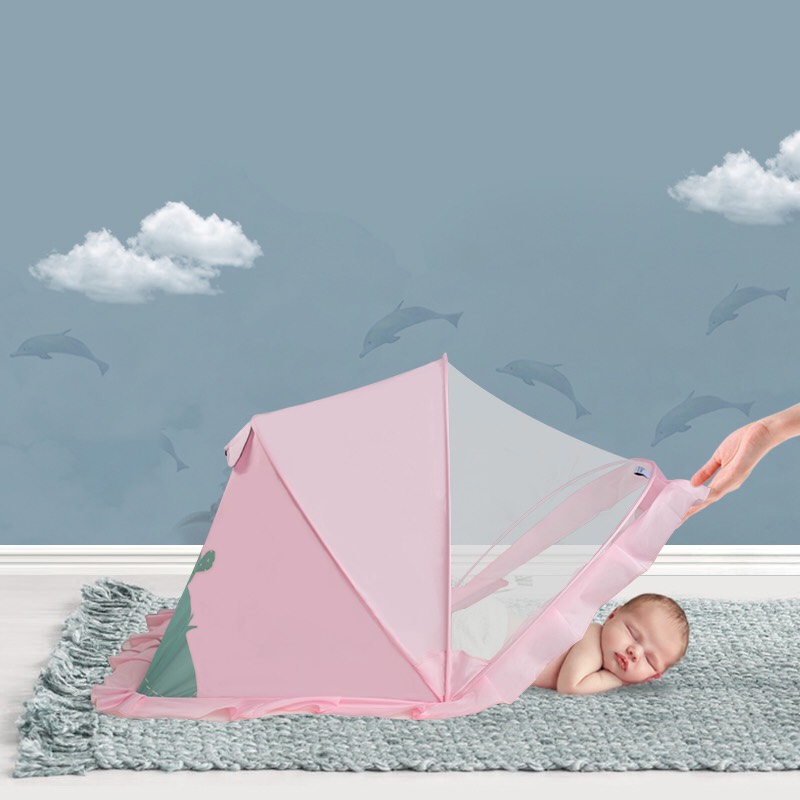 Mùng chụp lôi gấp gọn cho bé yêu