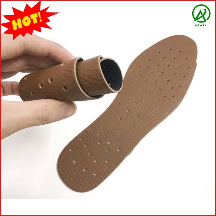 Combo ba đôi lót giày bằng da thông thoáng