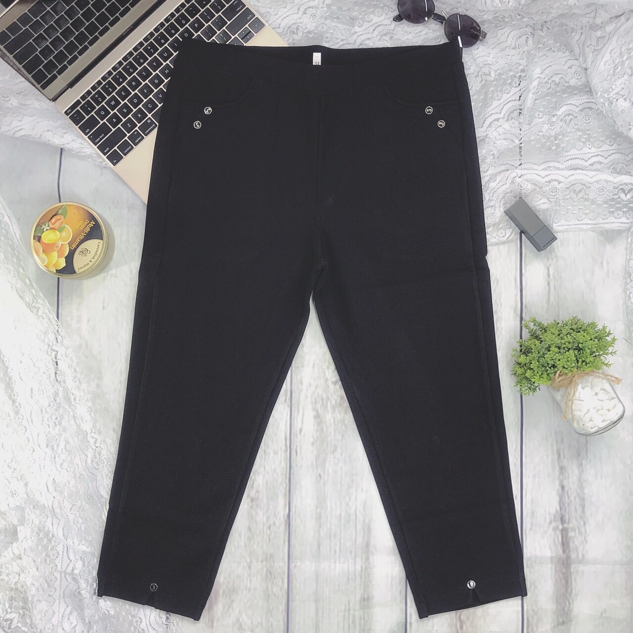 [HCM]Quần cotton 4c lửng size đại
