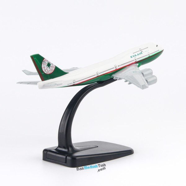[HCM]Mô hình máy bay Eva Air Boeing B747 16cm Everfly
