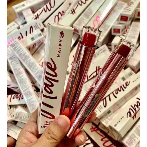 ( sale giá sỉ ) Son Happy Matte liptick Siêu lỳ đủ màu lựa chọn